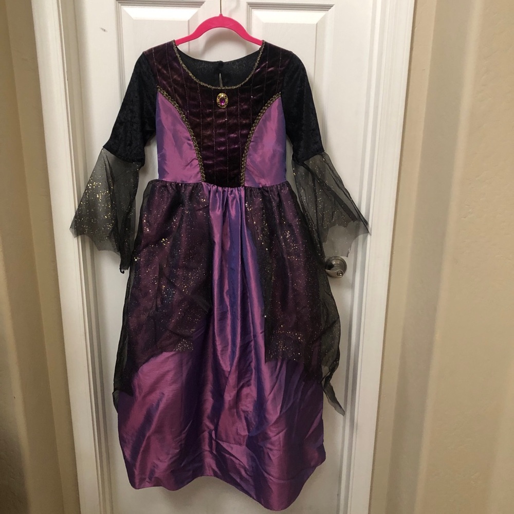 Kids Dress Costume Dress Up Or Halloween Dress Black And Purple